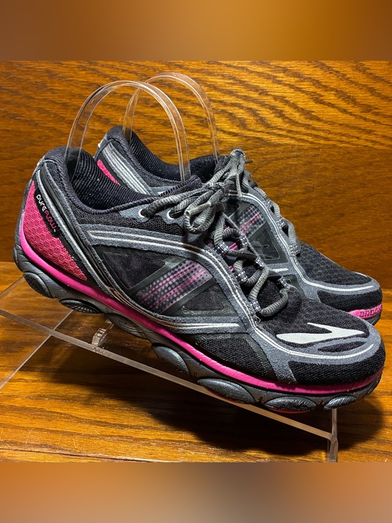 Brooks Shoes - Brooks PureFlow 3 Running Shoes Black Pink Women’s 7.5